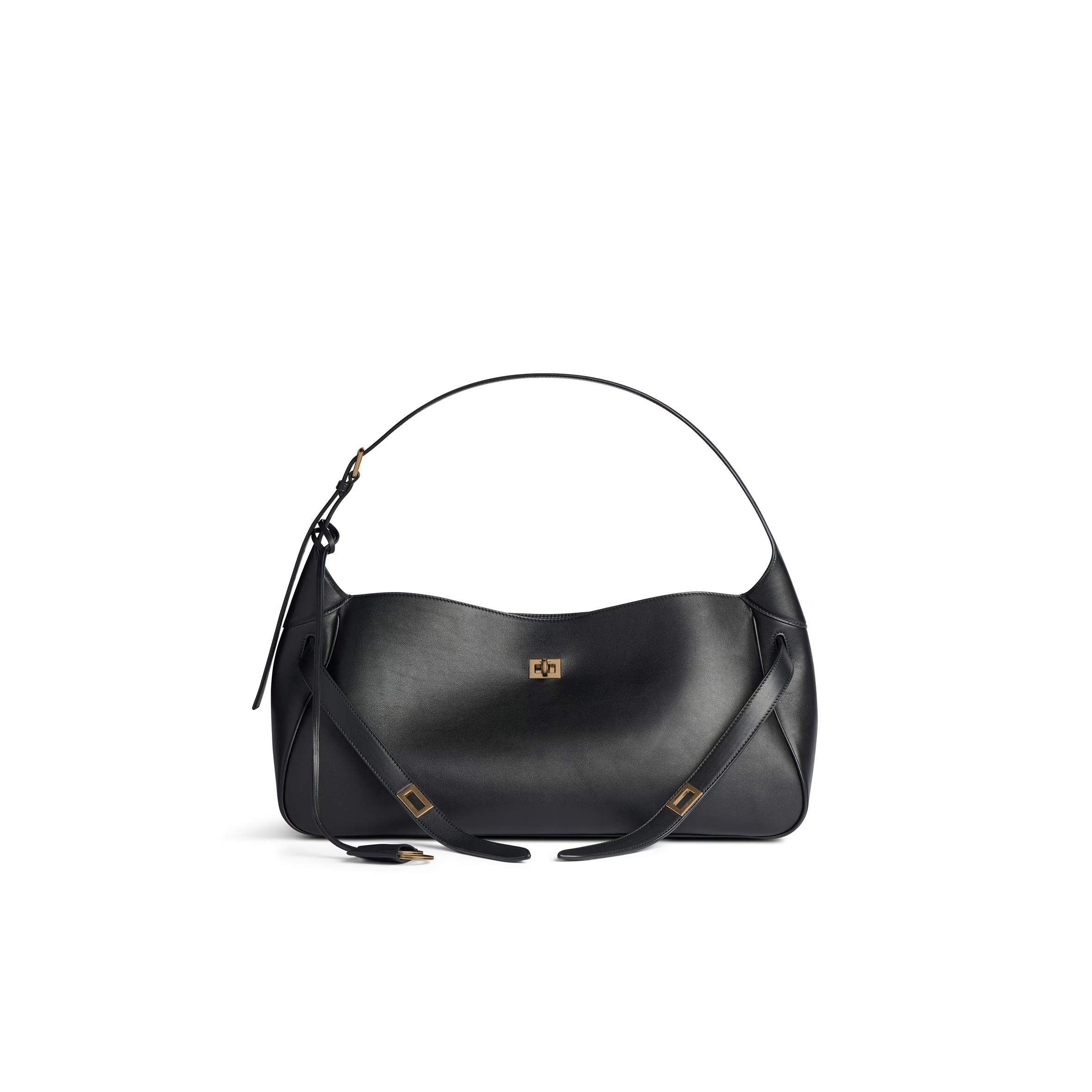 Ba*len*cia*ga women''s bel air large shoulder bag in black 8057602abaw1100 (50*23.8*18cm)